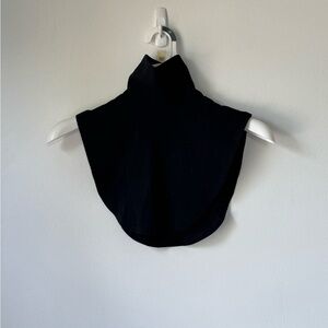 Zara Black Turtleneck Bib NWOT